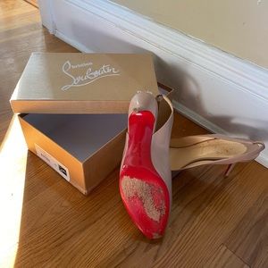 Christian Louboutin Nude Sling